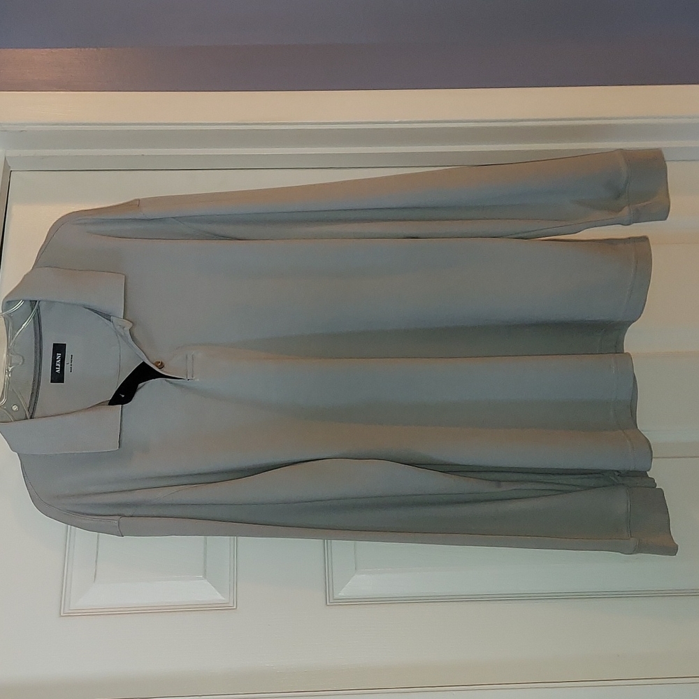 Alfani Long Sleeve Polo Shirt, Men's Size Large, Like New!